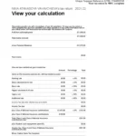 SA302 Self Assessment Calculation